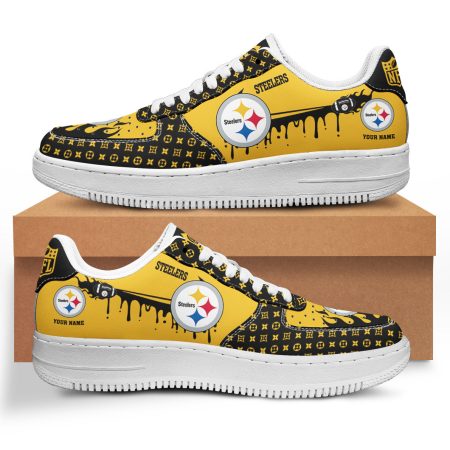 Pittsburgh Steelers NFL Air Low-Top Sneakers Shoes For Men And Women