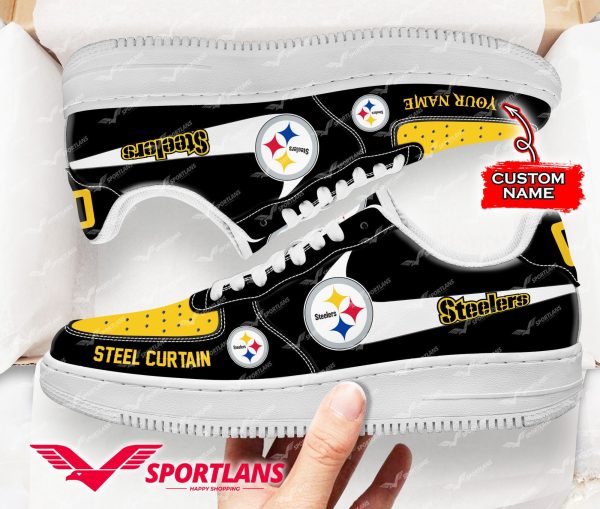 Pittsburgh Steelers NFL Air Low-Top Sneakers Shoes For Men And Women