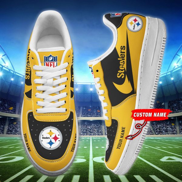 Pittsburgh Steelers NFL Air Low-Top Sneakers Shoes For Men And Women