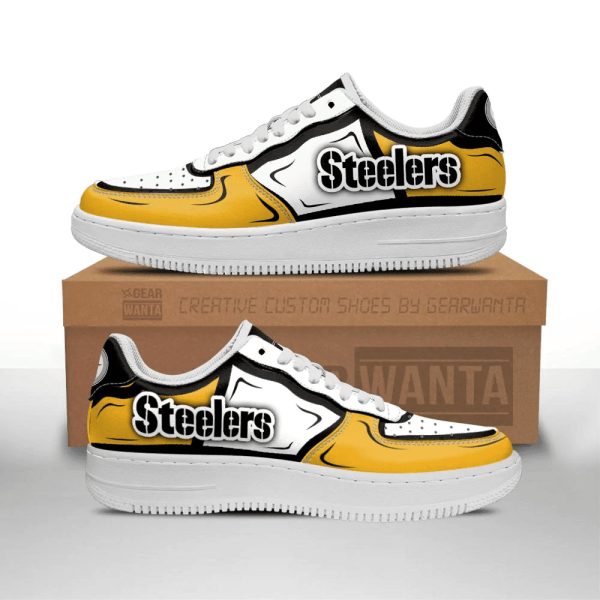 Pittsburgh Steelers NFL Air Low-Top Sneakers Shoes For Men And Women