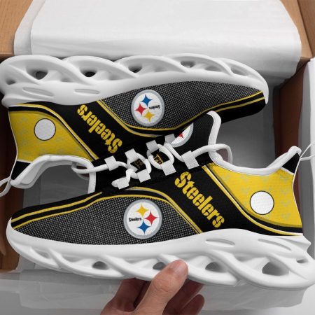 Pittsburgh Steelers NFL Max Soul Shoes Sneakers For Men And Women