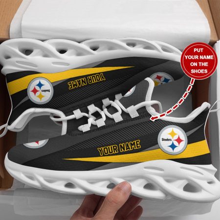 Pittsburgh Steelers NFL Max Soul Shoes Sneakers For Men And Women