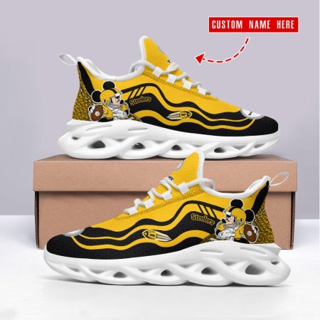 Pittsburgh Steelers NFL Max Soul Shoes Sneakers For Men And Women
