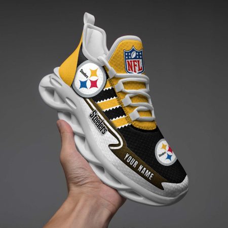 Pittsburgh Steelers NFL Max Soul Shoes Sneakers For Men And Women