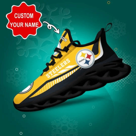 Pittsburgh Steelers NFL Max Soul Shoes Sneakers For Men And Women
