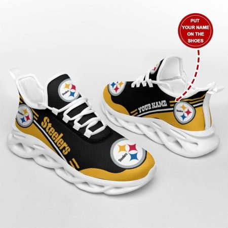 Pittsburgh Steelers NFL Max Soul Shoes Sneakers For Men And Women