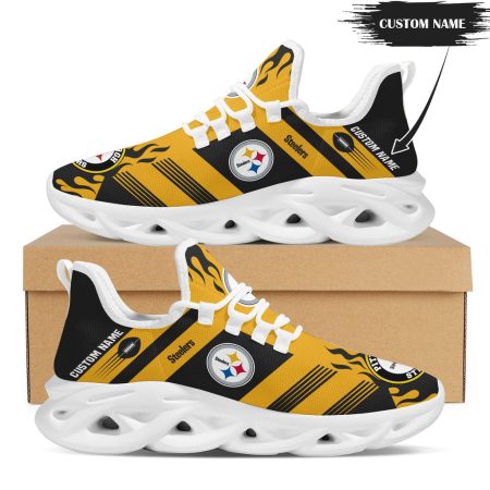 Pittsburgh Steelers NFL Max Soul Shoes Sneakers For Men And Women