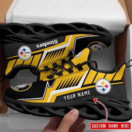 Pittsburgh Steelers NFL Max Soul Shoes Sneakers For Men And Women