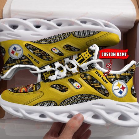 Pittsburgh Steelers NFL Max Soul Shoes Sneakers For Men And Women