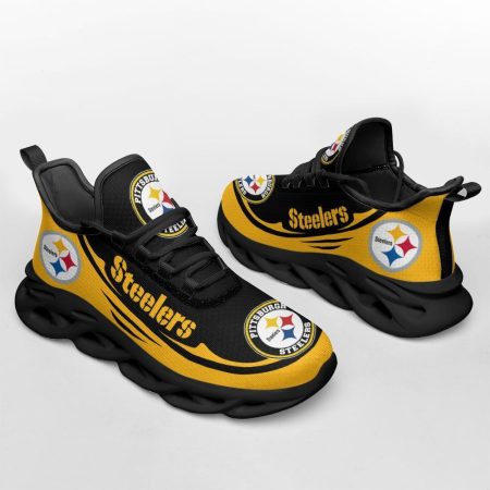 Pittsburgh Steelers NFL Max Soul Shoes Sneakers For Men And Women