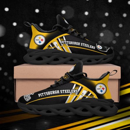 Pittsburgh Steelers NFL Max Soul Shoes Sneakers For Men And Women