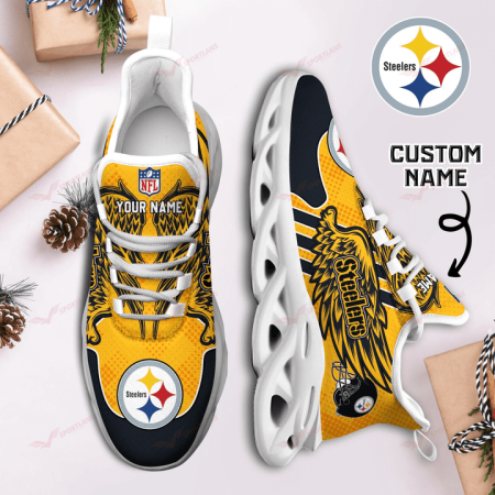 Pittsburgh Steelers NFL Max Soul Shoes Sneakers For Men And Women