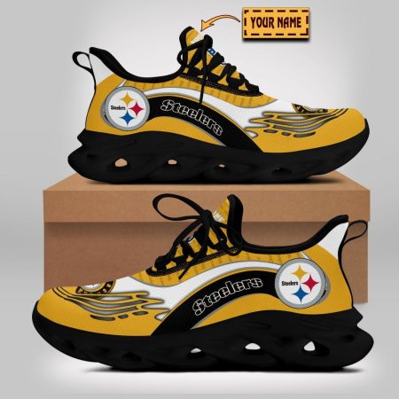 Pittsburgh Steelers NFL Max Soul Shoes Sneakers For Men And Women