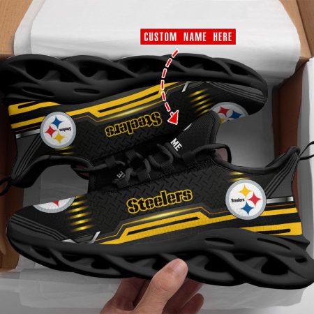 Pittsburgh Steelers NFL Max Soul Shoes Sneakers For Men And Women