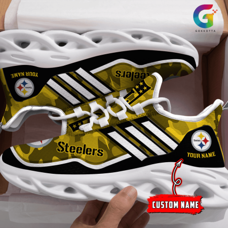 Pittsburgh Steelers NFL Max Soul Shoes Sneakers For Men And Women