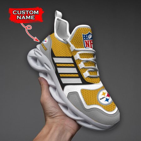 Pittsburgh Steelers NFL Max Soul Shoes Sneakers For Men And Women