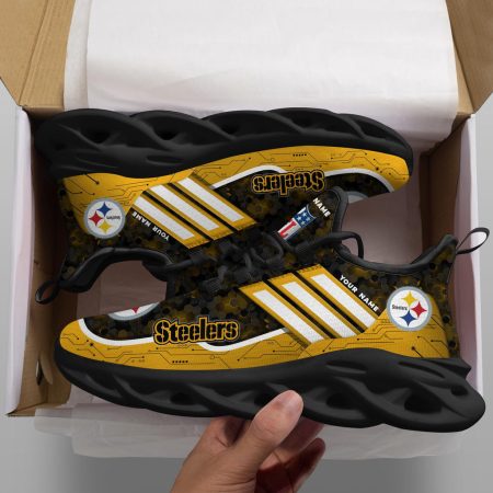 Pittsburgh Steelers NFL Max Soul Shoes Sneakers For Men And Women