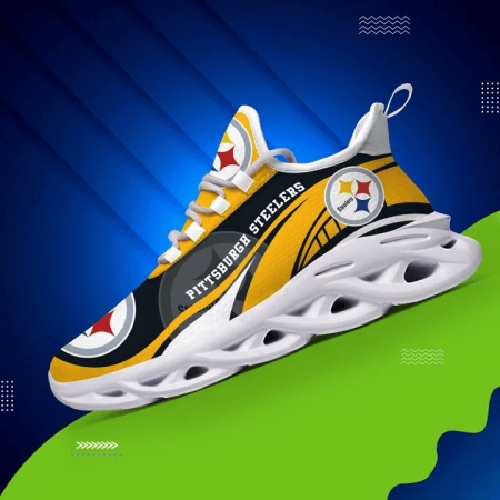 Pittsburgh Steelers NFL Max Soul Shoes Sneakers For Men And Women
