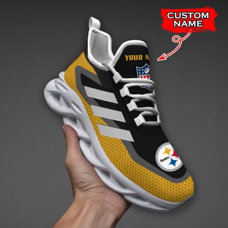 Pittsburgh Steelers NFL Max Soul Shoes Sneakers For Men And Women