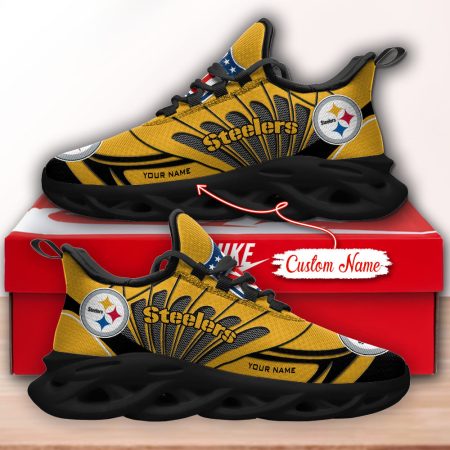 Pittsburgh Steelers NFL Max Soul Shoes Sneakers For Men And Women