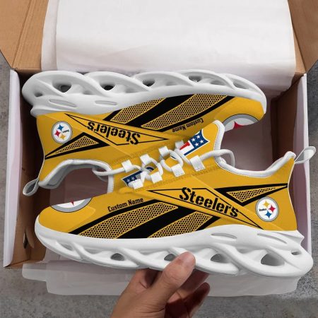 Pittsburgh Steelers NFL Max Soul Shoes Sneakers For Men And Women
