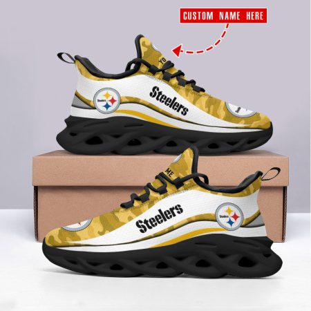 Pittsburgh Steelers NFL Max Soul Shoes Sneakers For Men And Women