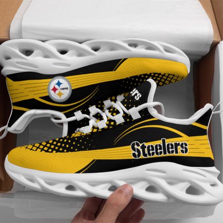 Pittsburgh Steelers NFL Max Soul Shoes Sneakers For Men And Women
