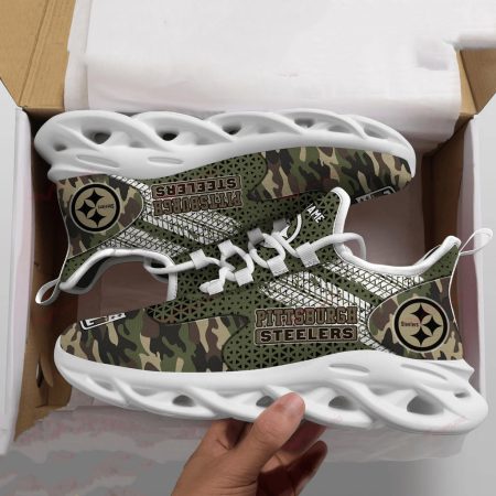 Pittsburgh Steelers NFL Max Soul Shoes Sneakers For Men And Women