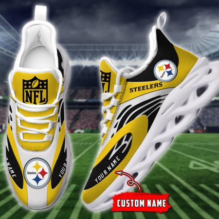 Pittsburgh Steelers NFL Max Soul Shoes Sneakers For Men And Women