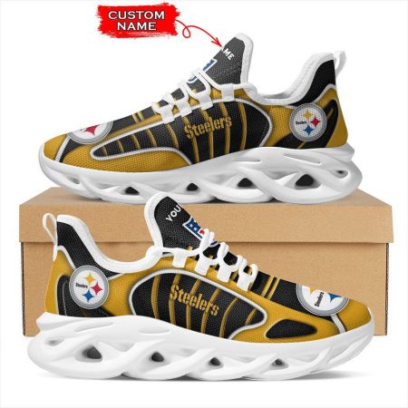Pittsburgh Steelers NFL Max Soul Shoes Sneakers For Men And Women