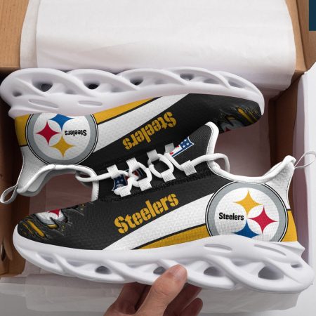 Pittsburgh Steelers NFL Max Soul Shoes Sneakers For Men And Women