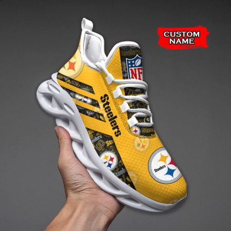 Pittsburgh Steelers NFL Max Soul Shoes Sneakers For Men And Women