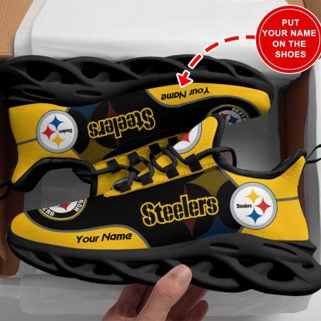 Pittsburgh Steelers NFL Max Soul Shoes Sneakers For Men And Women