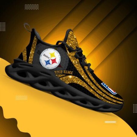 Pittsburgh Steelers NFL Max Soul Shoes Sneakers For Men And Women
