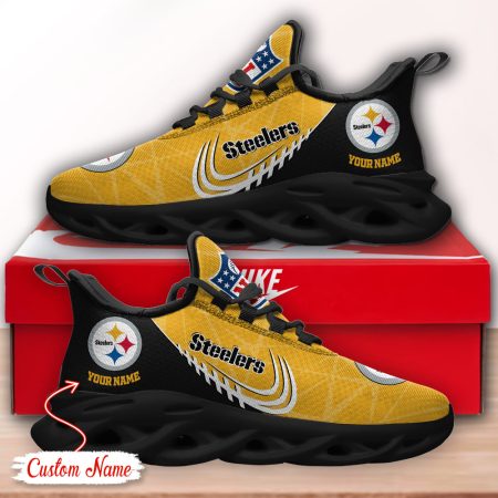 Pittsburgh Steelers NFL Max Soul Shoes Sneakers For Men And Women