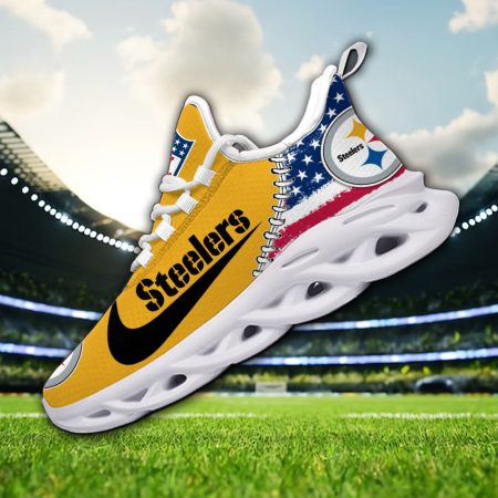 Pittsburgh Steelers NFL Max Soul Shoes Sneakers For Men And Women
