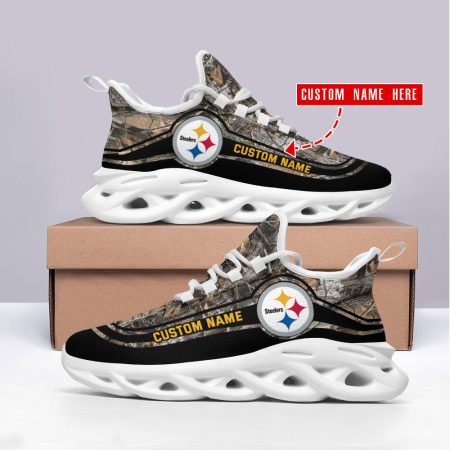 Pittsburgh Steelers NFL Max Soul Shoes Sneakers For Men And Women