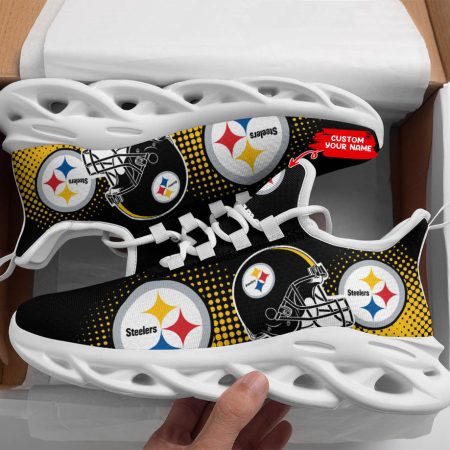 Pittsburgh Steelers NFL Max Soul Shoes Sneakers For Men And Women