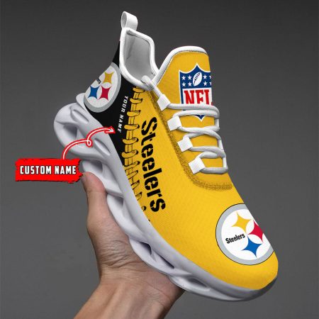 Pittsburgh Steelers NFL Max Soul Shoes Sneakers For Men And Women