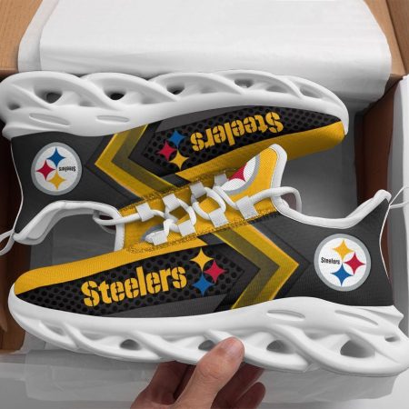 Pittsburgh Steelers NFL Max Soul Shoes Sneakers For Men And Women