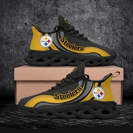 Pittsburgh Steelers NFL Max Soul Shoes Sneakers For Men And Women