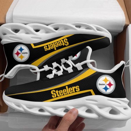 Pittsburgh Steelers NFL Max Soul Shoes Sneakers For Men And Women