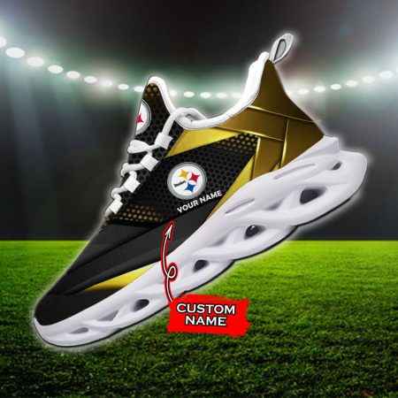 Pittsburgh Steelers NFL Max Soul Shoes Sneakers For Men And Women