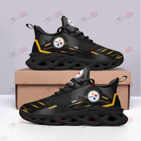 Pittsburgh Steelers NFL Max Soul Shoes Sneakers For Men And Women