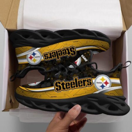 Pittsburgh Steelers NFL Max Soul Shoes Sneakers For Men And Women