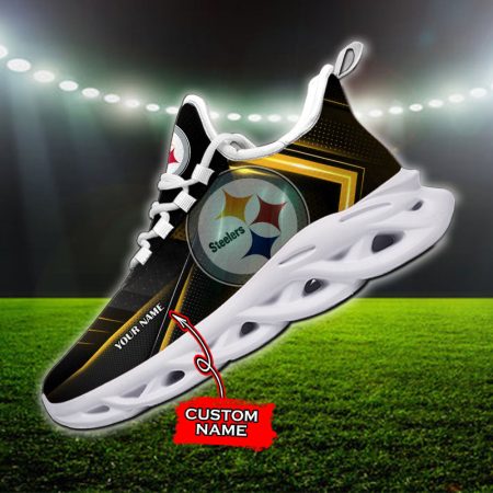 Pittsburgh Steelers NFL Max Soul Shoes Sneakers For Men And Women