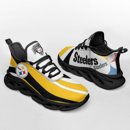 Pittsburgh Steelers NFL Max Soul Shoes Sneakers For Men And Women