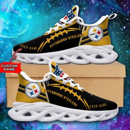 Pittsburgh Steelers NFL Max Soul Shoes Sneakers For Men And Women