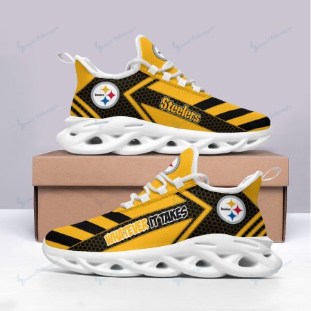 Pittsburgh Steelers NFL Max Soul Shoes Sneakers For Men And Women