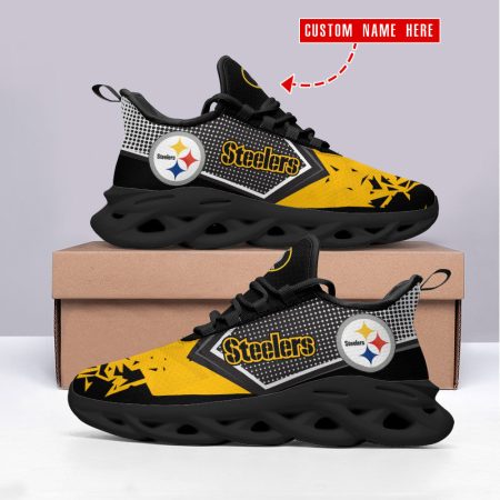 Pittsburgh Steelers NFL Max Soul Shoes Sneakers For Men And Women